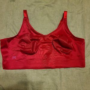 Red heritage lace demi ruby ribbon